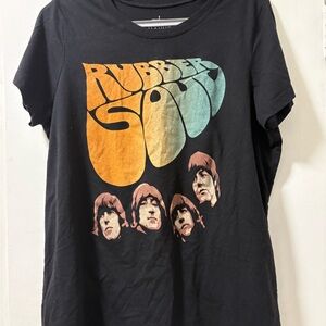 Torrid Black Rubber Soul Graphic Tee